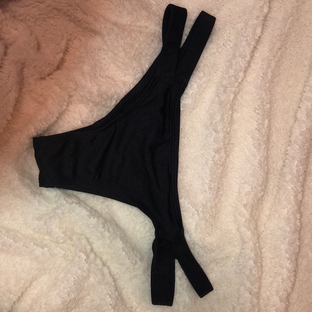 Victoria secret black swim bottoms